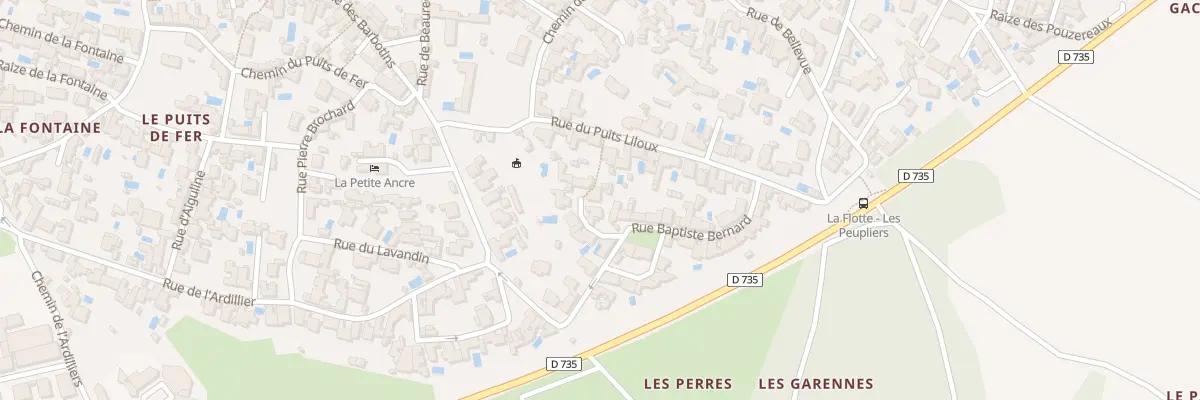 Plan du 4 Imp Baptiste Bernard à La Flotte