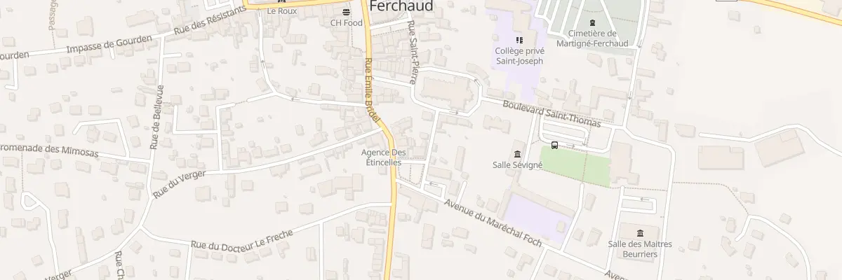 Plan du 2 Rue des Déportés 1943 à Martigné-Ferchaud