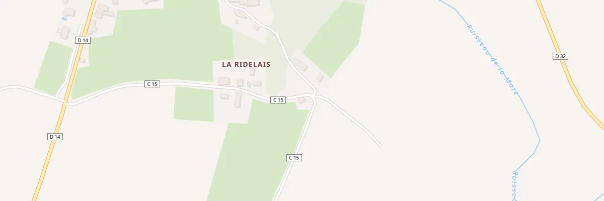 Plan du 5981 La Ridelais à Erbray