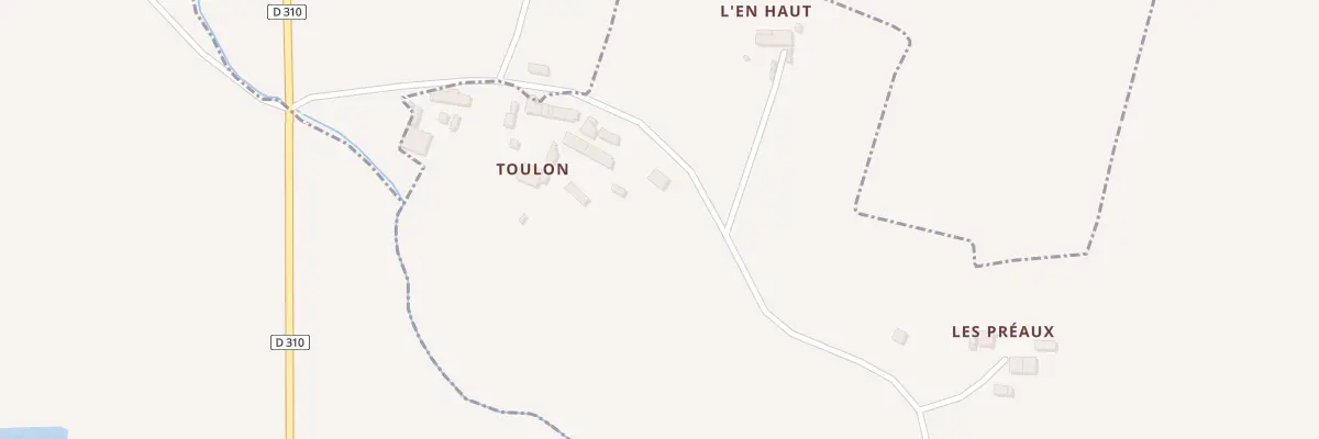 Plan du 5154 Le Toulon à Forges-la-Forêt