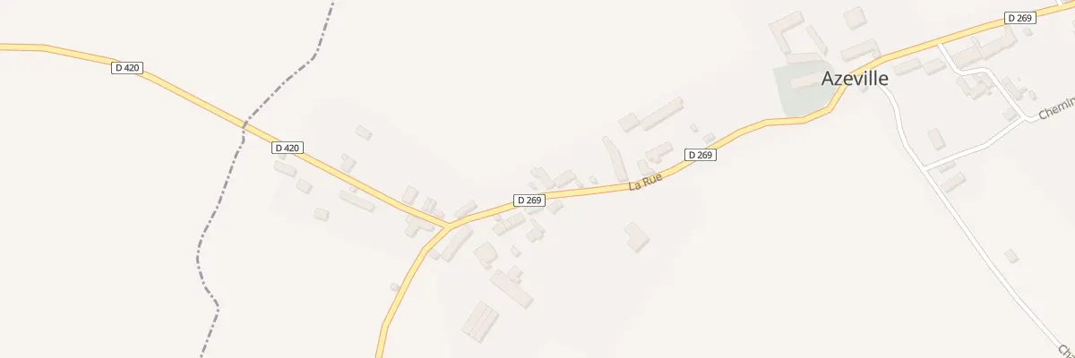 Plan du 8 La Rue à Azeville