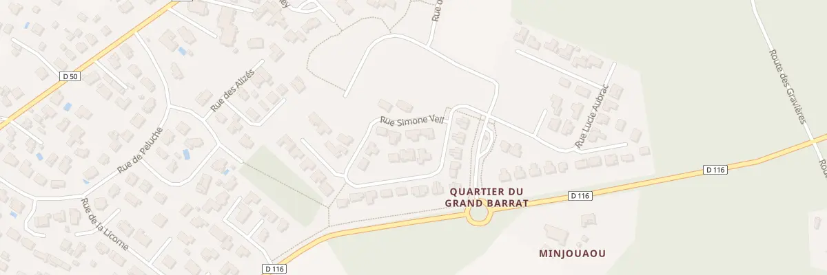 Plan du 3 Rue Simone Veil à Soustons