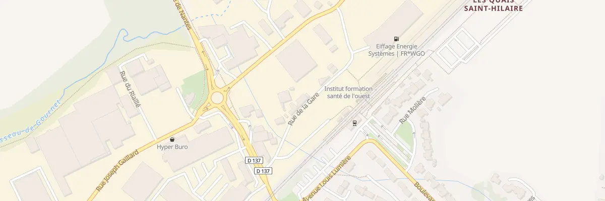 Plan du 3 Rue de la gare à Montaigu-Vendée