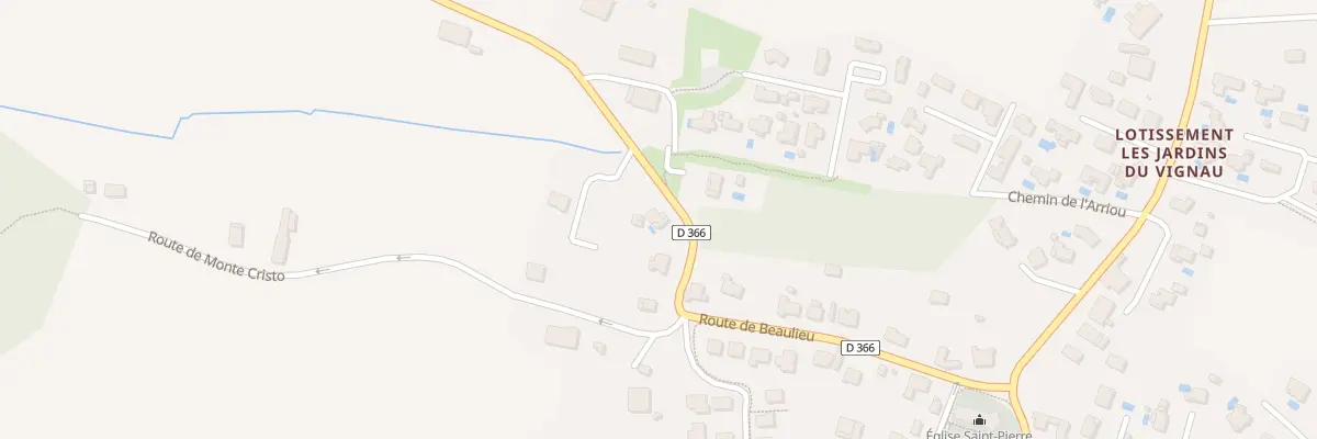 Plan du 119 Rte du Bousquet à Saubrigues