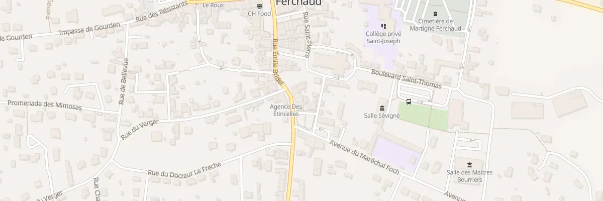 Plan du 23 Rue Emile Bridel à Martigné-Ferchaud