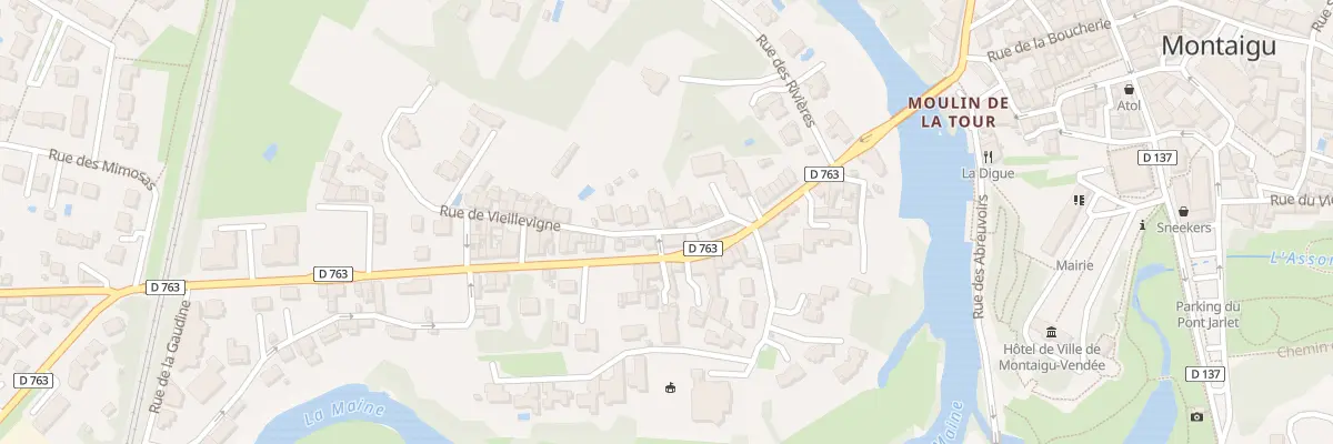 Plan du 8B Rue de vieillevigne à Montaigu-Vendée