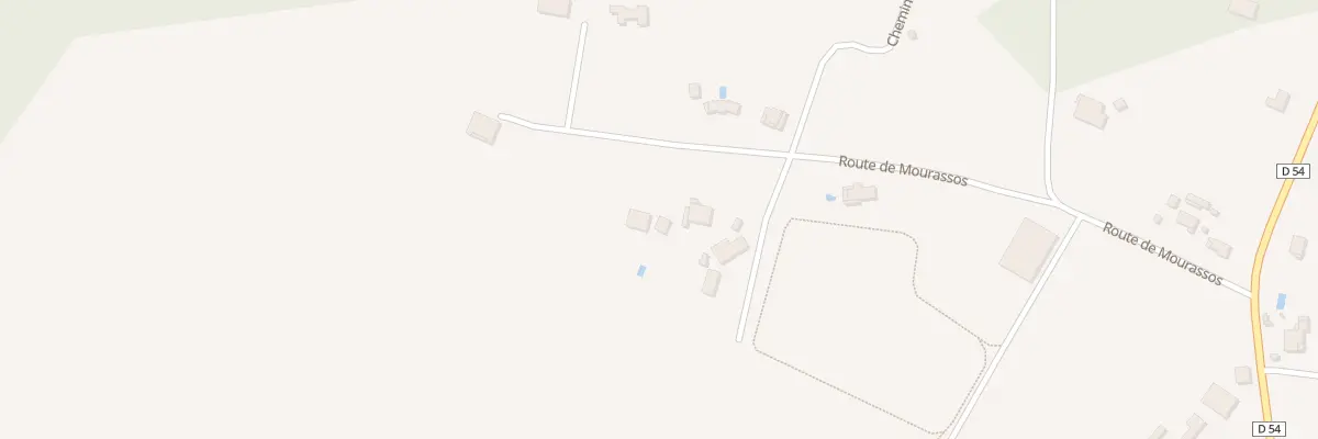 Plan du 455 Rte de Mourassos à Saubrigues