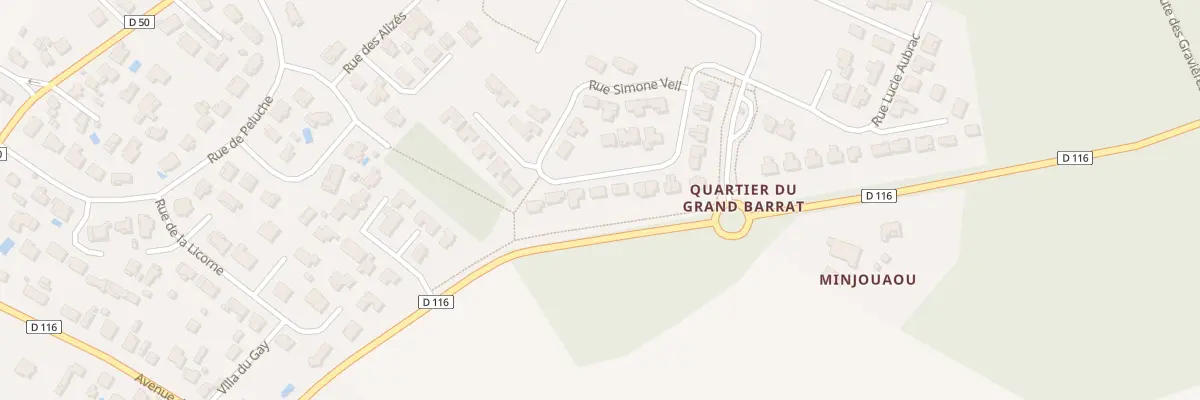 Plan du 16 Rue Simone Veil à Soustons