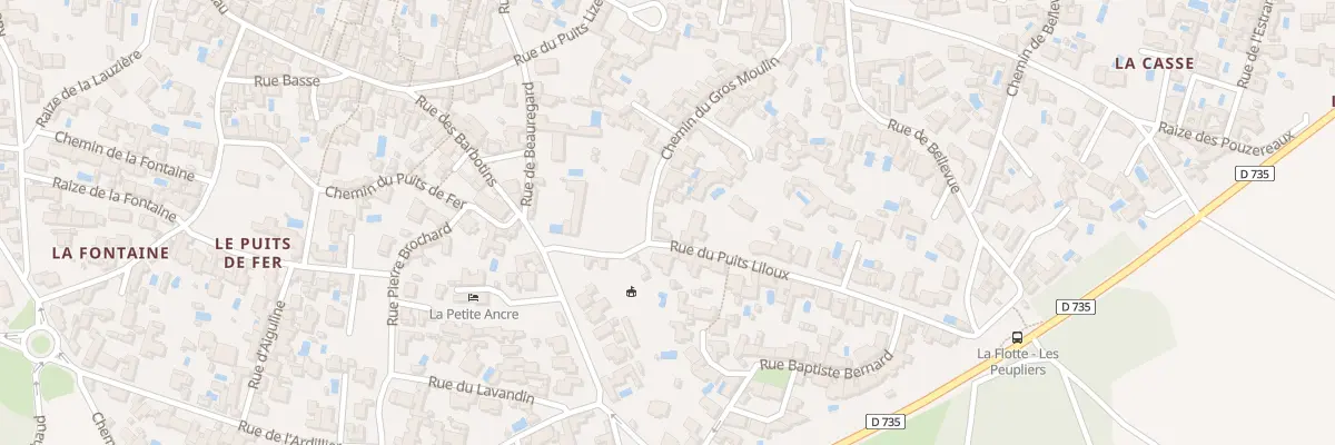 Plan du 5 Rue du Puits Liloux à La Flotte