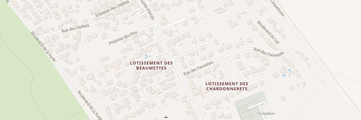 Plan du 83 Rte de la Pointe d’Arçay à L’Aiguillon-la-Presqu’île