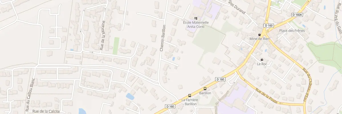 Plan du 16 Che Barillon à La Ferrière