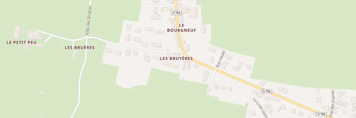 Plan du 11 Le Bourgneuf à Val-d’Izé