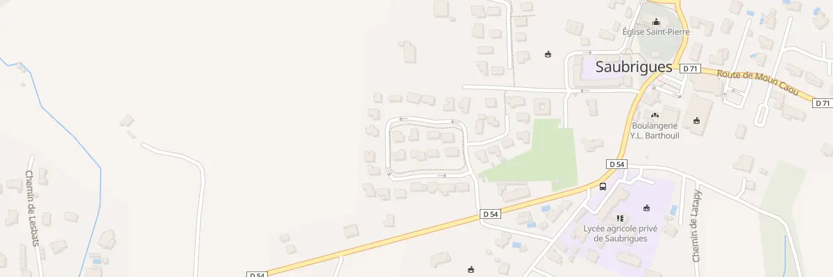 Plan du 275 Lot Domaine de la Grange Neuve à Saubrigues