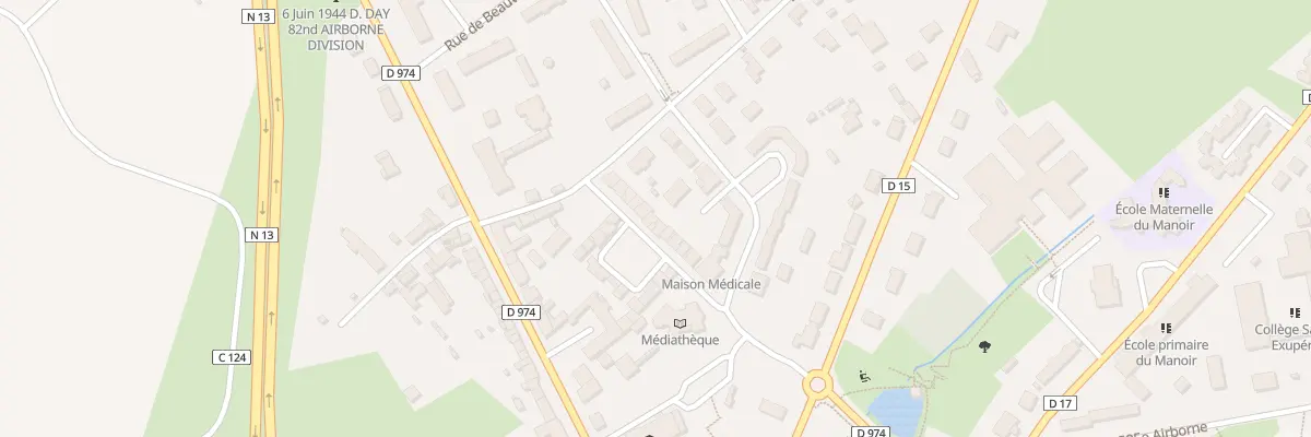 Plan du 11 Rue Jean Francois Oury à Sainte-Mère-Église