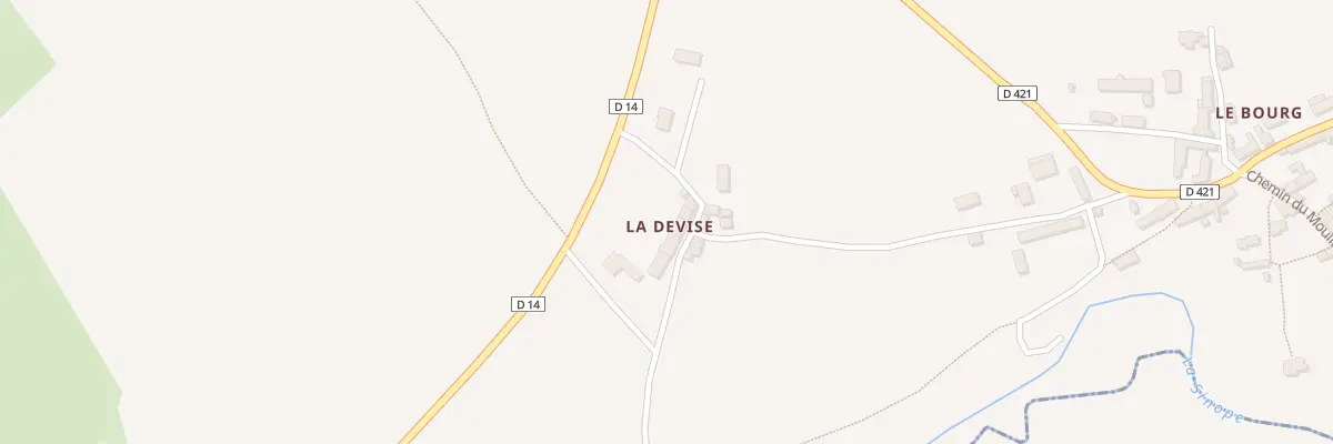 Plan du 8 La Devise à Lestre