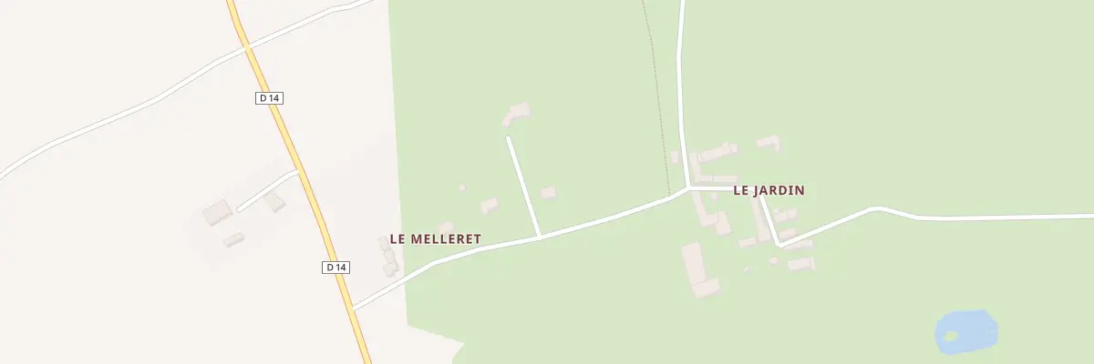 Plan du 13 Hameau du Jardin à Lestre