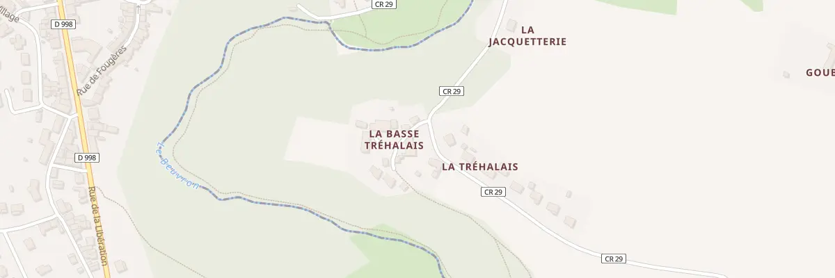 Plan du 5101 La Treholais à Montjoie-Saint-Martin