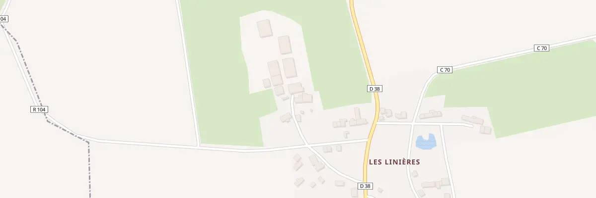Plan du 56 Les Linières à Teillé