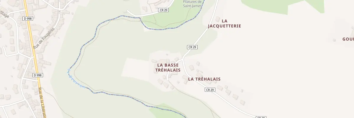 Plan du 5099 La Treholais à Montjoie-Saint-Martin