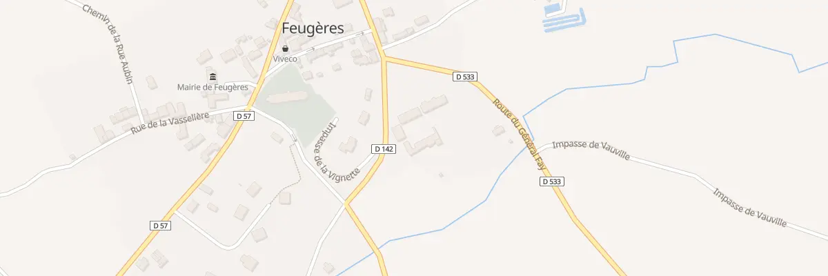 Plan du 1 Le Pont Samson à Feugères