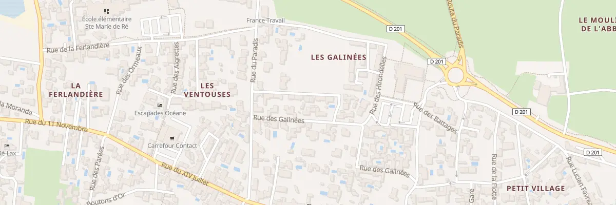 Plan du 12 Rue des Mesanges à Sainte-Marie-de-Ré