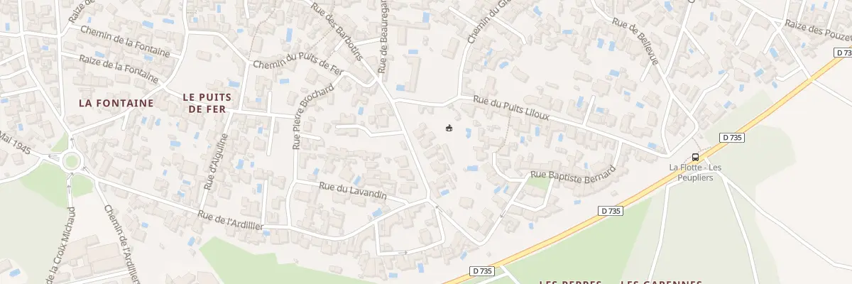 Plan du 15 Rue des Barbotins à La Flotte