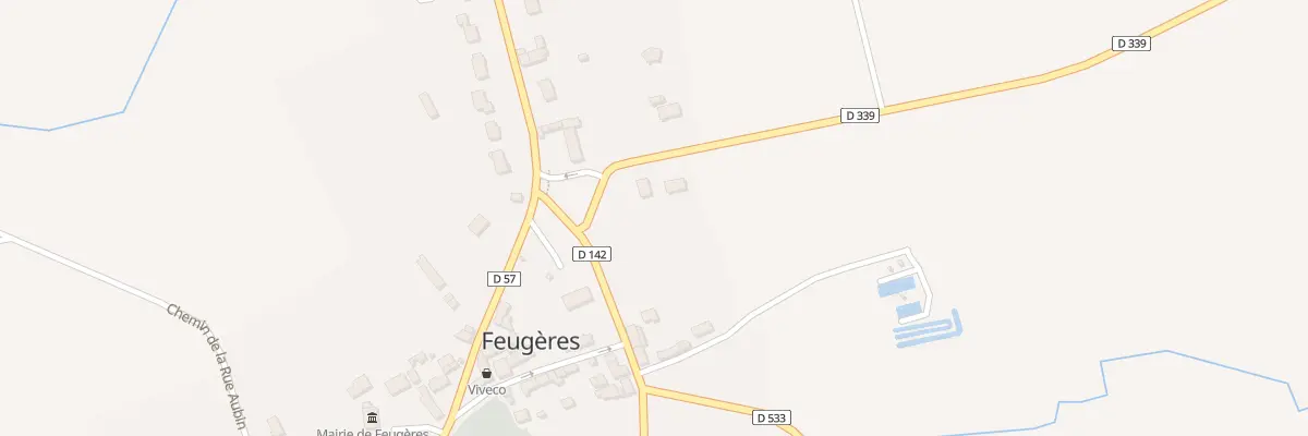 Plan du 4 Rte de la Vallée à Feugères