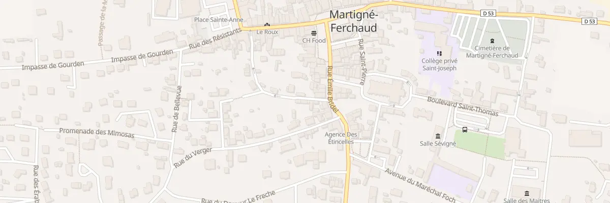 Plan du 12 Rue Saint Symphorien à Martigné-Ferchaud