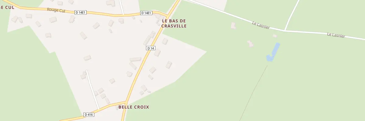 Plan du 8 Le Bas de Crasville à Crasville