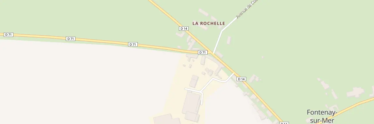 Plan du 29 La Rue de Fontenay à Fontenay-sur-Mer