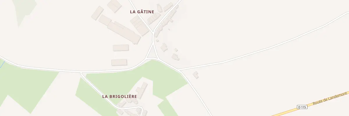 Plan du 233 La Gatine au Loroux-Bottereau