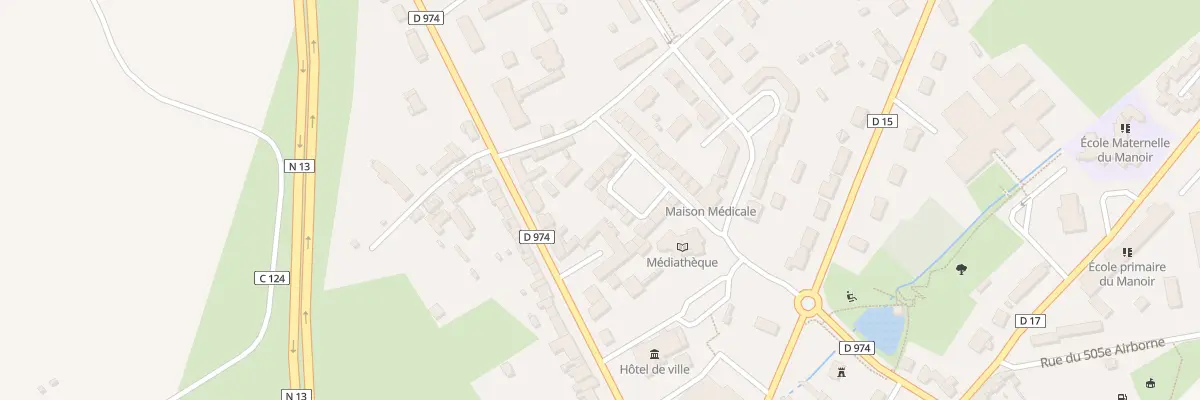 Plan du 12 Rue Jean Francois Oury à Sainte-Mère-Église