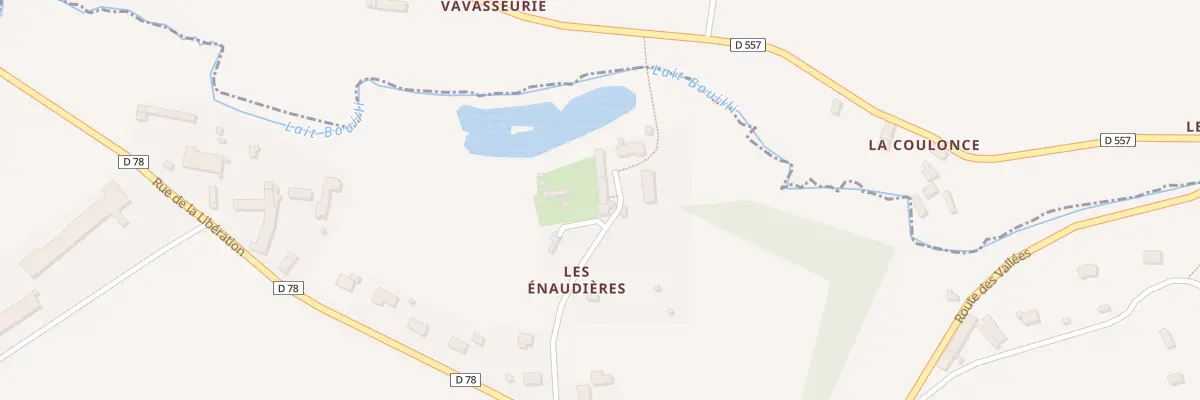 Plan du 14 Rue de la Libération à Saint-Quentin-sur-le-Homme