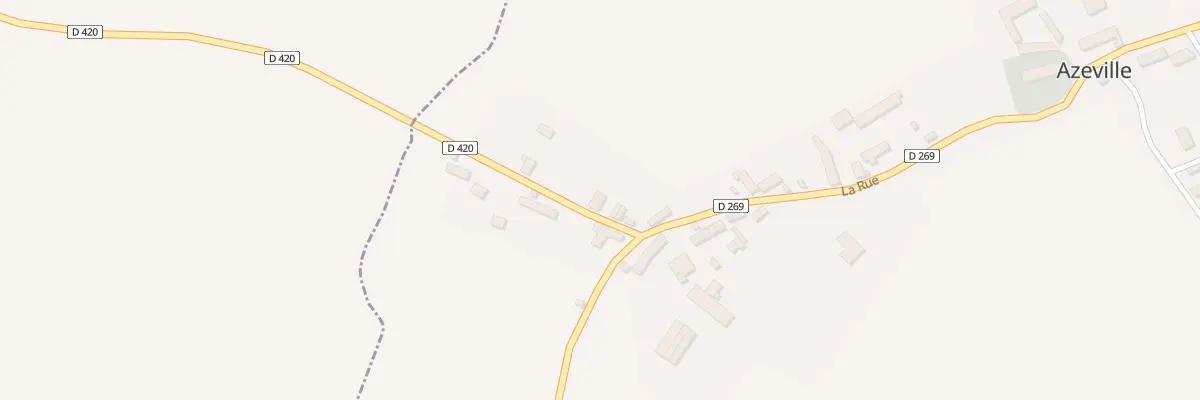 Plan du 4 La Rue à Azeville
