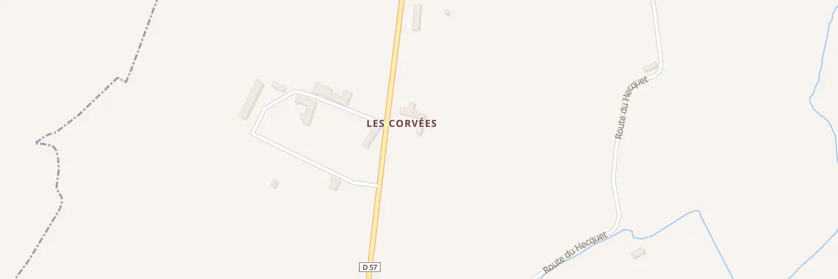 Plan du 6 Les Corvees à Feugères