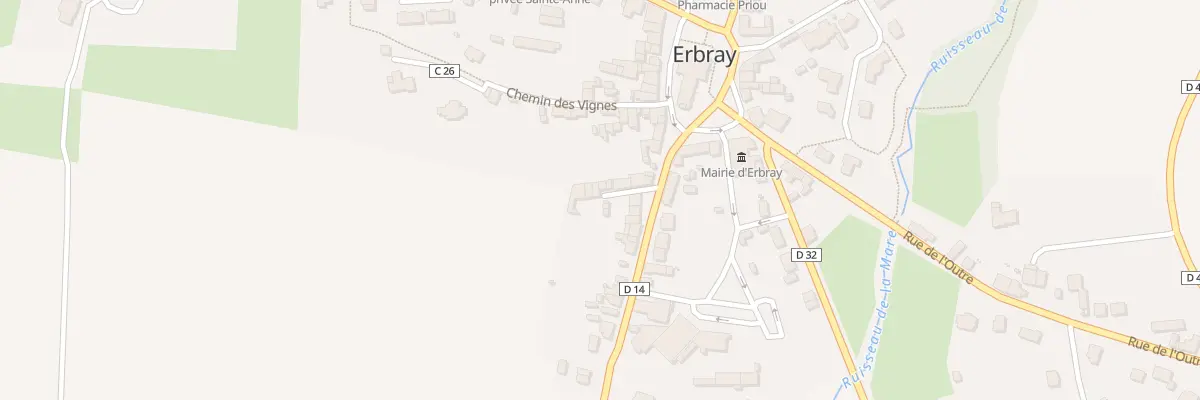 Plan du 8 Imp de l’Apprie à Erbray