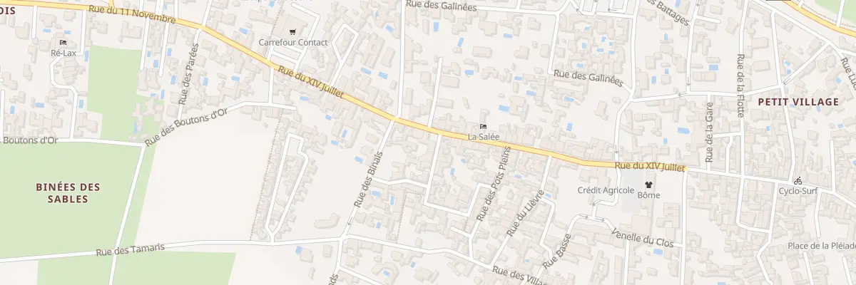 Plan du 45 Rue du Quatorze Juillet à Sainte-Marie-de-Ré