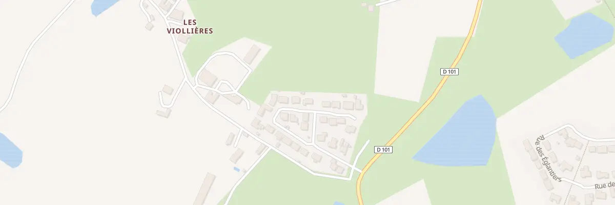 Plan du 25 Rue rené lacoste à Rives de l’Yon