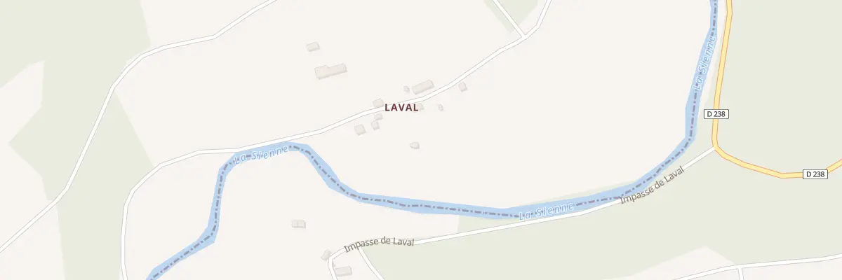 Plan du 3 Laval à Saint-Denis-le-Gast