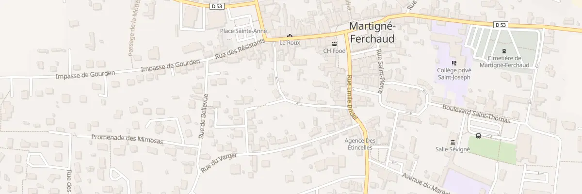 Plan du 7 Rue Saint Symphorien à Martigné-Ferchaud