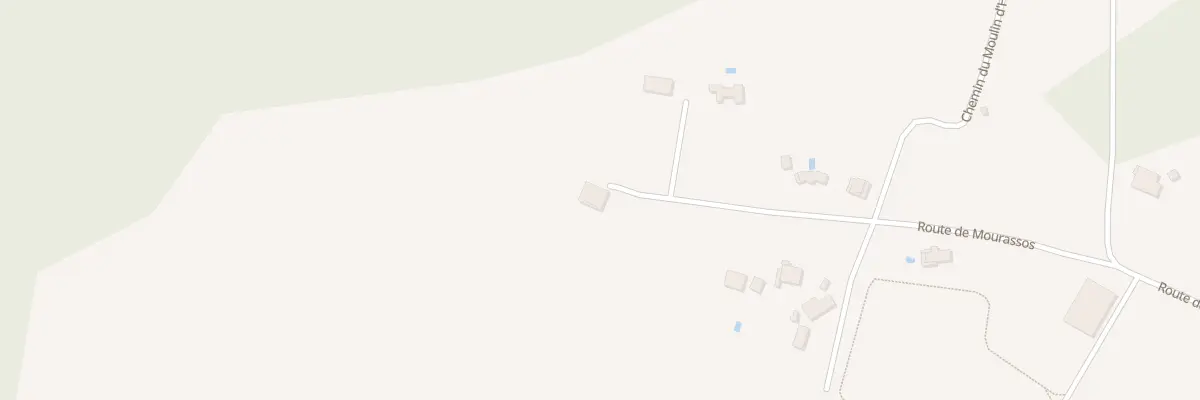 Plan du 589 Rte de Mourassos à Saubrigues