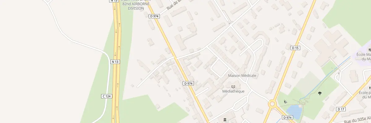 Plan du 26 Rue du Cap de Laine à Sainte-Mère-Église