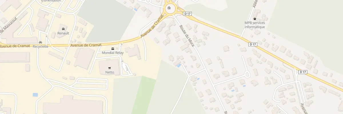 Plan du 10 Rte de Mora à Soustons