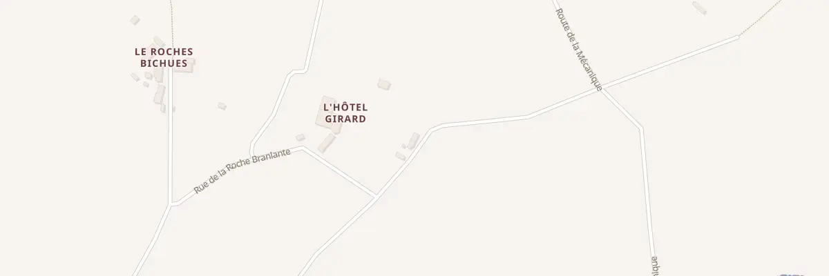 Plan du 5111 L’Hotel Girard à Feugères