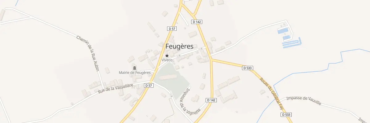 Plan du 4 Rue de la Chapelle à Feugères