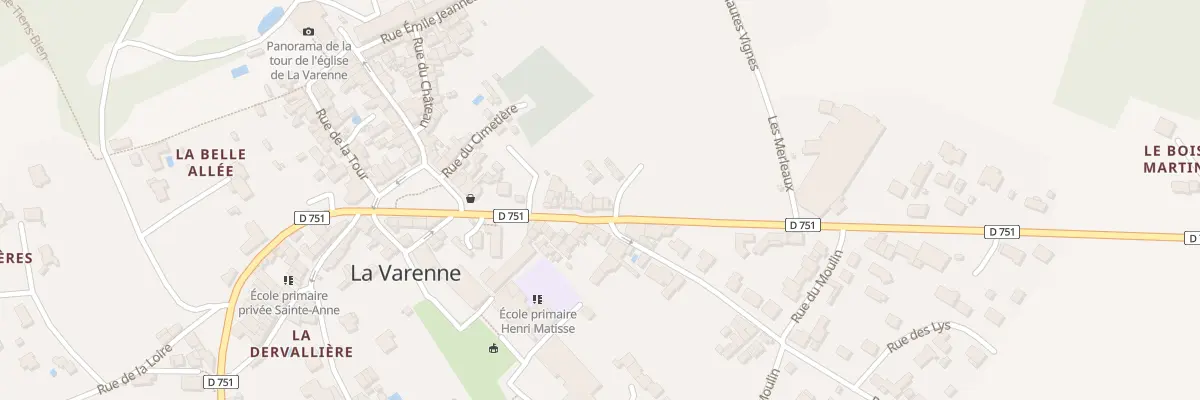 Plan du 99 Rte d’Anjou (La Varenne) à Orée d’Anjou