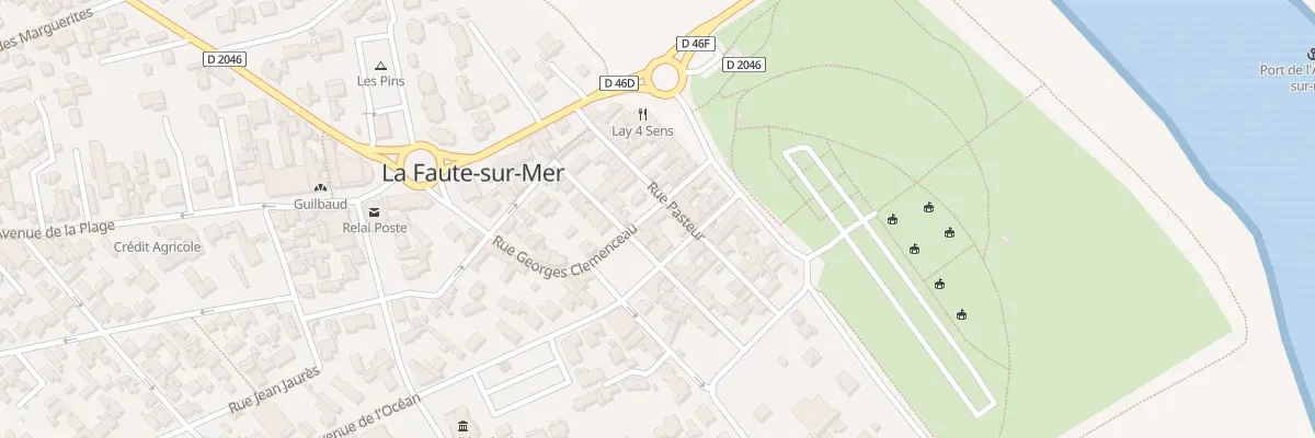 Plan du 6 Av Georges Clemenceau Lafaute à L’Aiguillon-la-Presqu’île