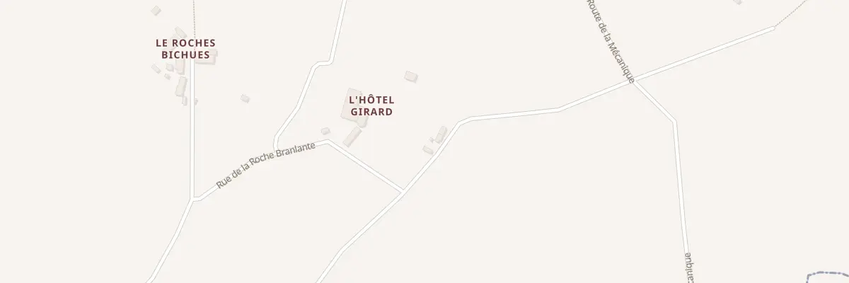Plan du 5110 L’Hotel Girard à Feugères