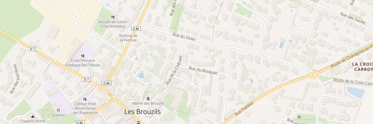 Plan du 8 Rue de la chênaie aux Brouzils