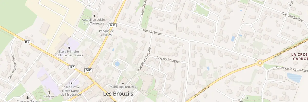 Plan du 6 Rue de la chênaie aux Brouzils